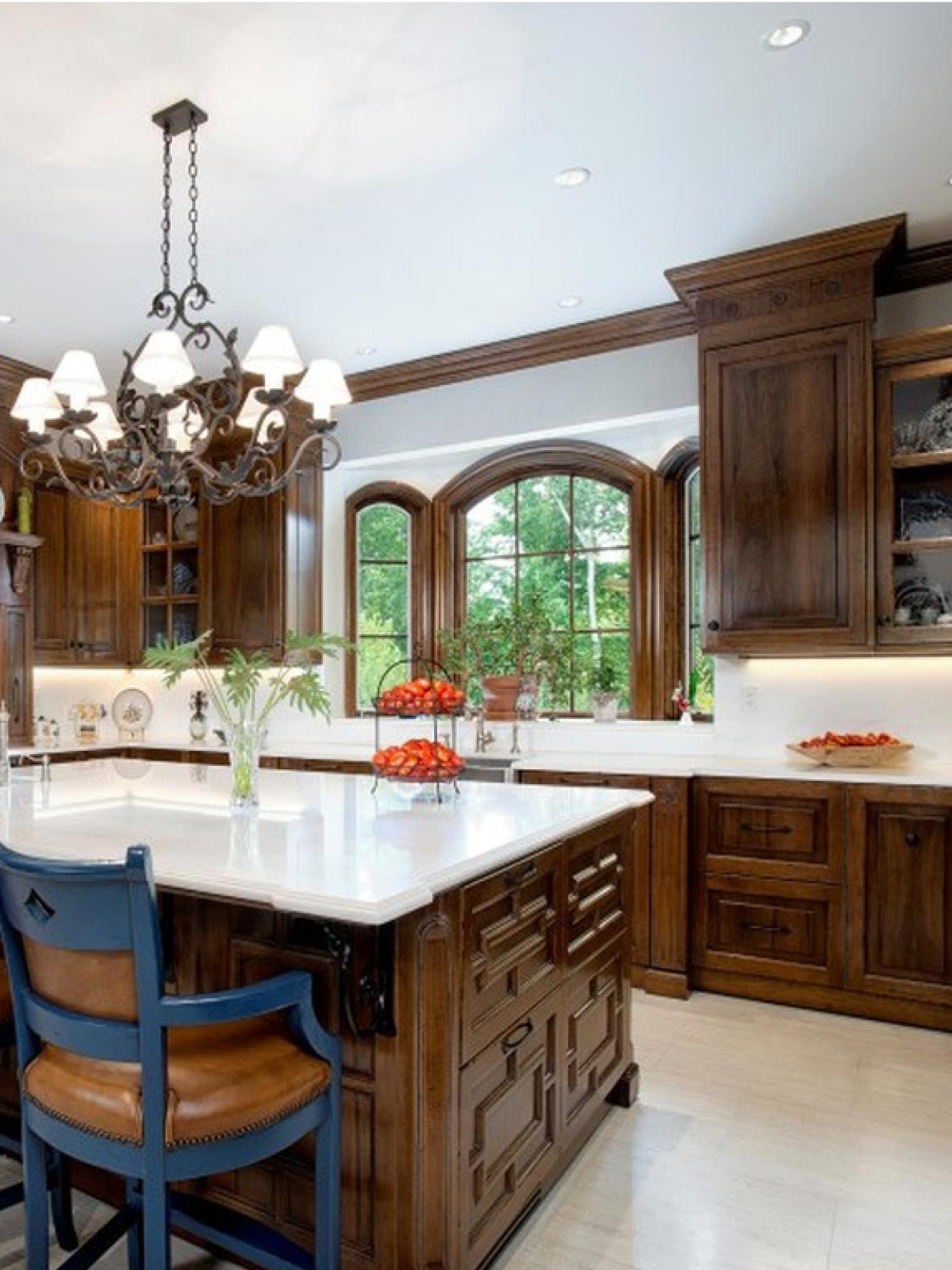 GREENWICH, Usa – Custom kitchen in private house