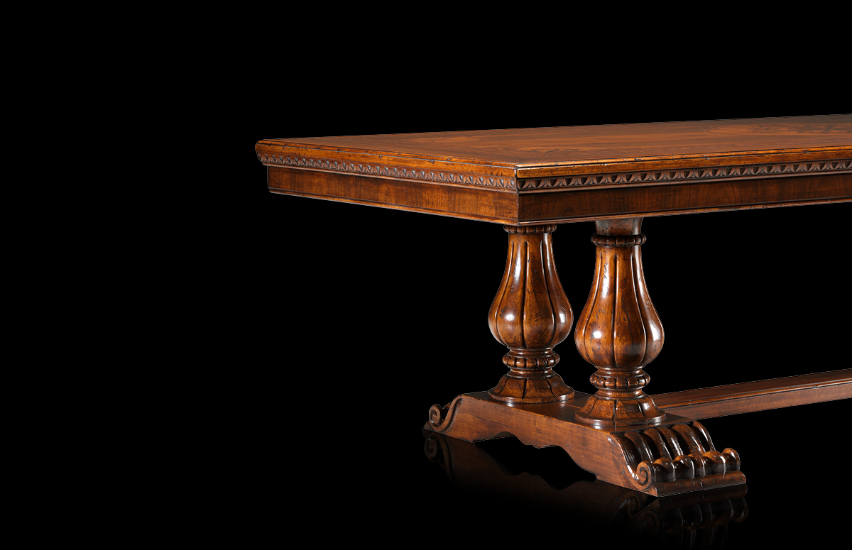 Mod. 852 tavolo allungabile – 284 (344/404/464/524) x 120 h 78 cm