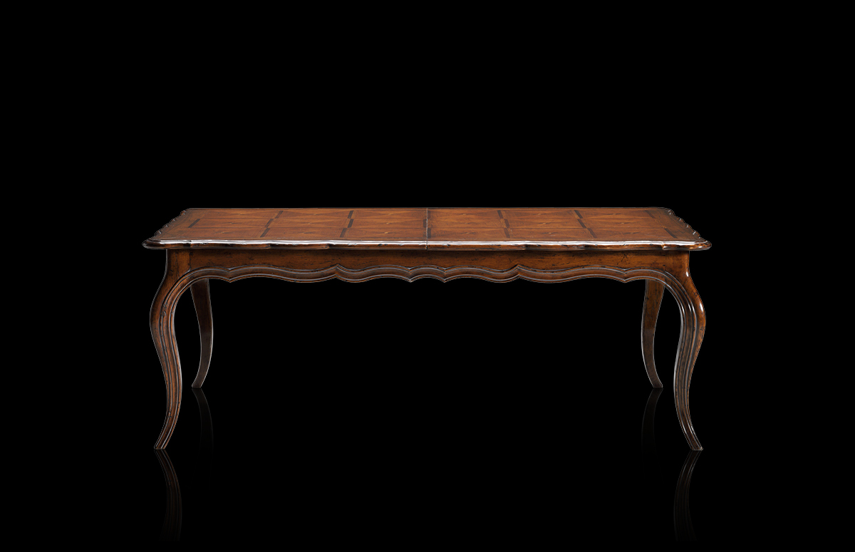 Table with leaves Mod. 845 – 216 (280/344) x 120 h 78 cm